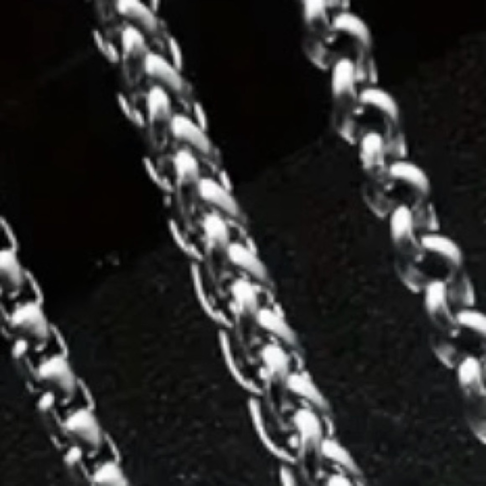 ๐ New Titanium 24โ Heavy Rope Chain Neclace Non Tarnishing - Picture 5 of 5